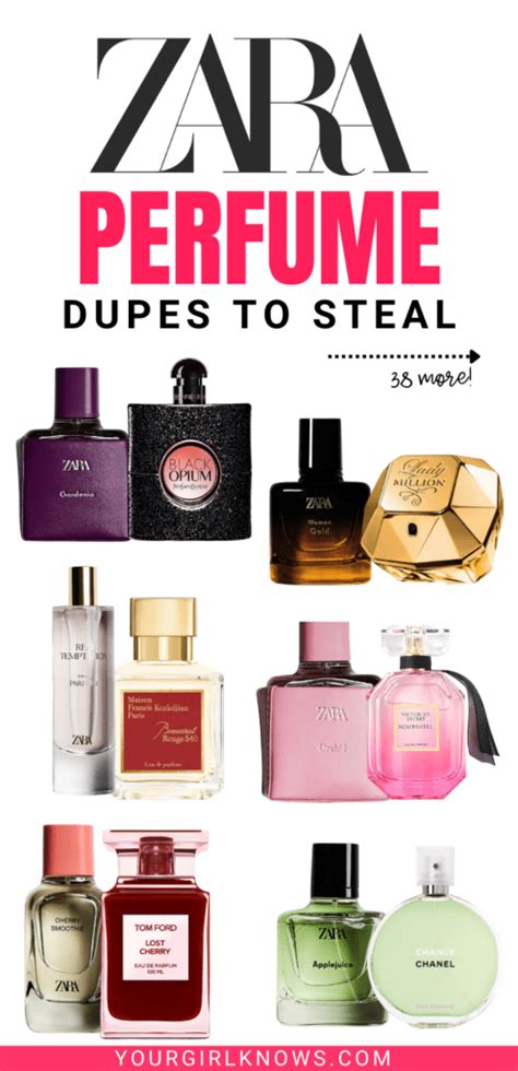 zara men perfume dupes list